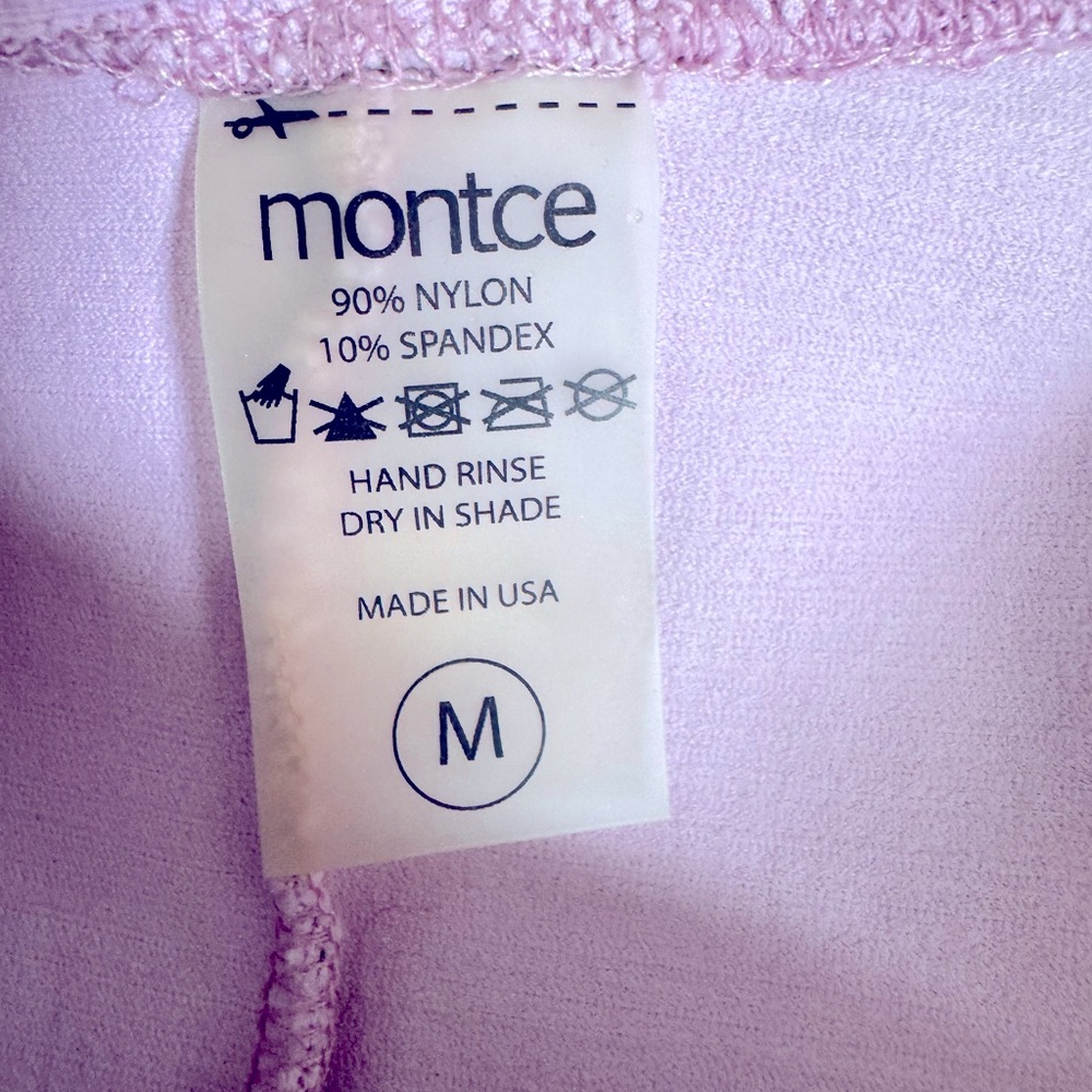 Montce purple bikini.